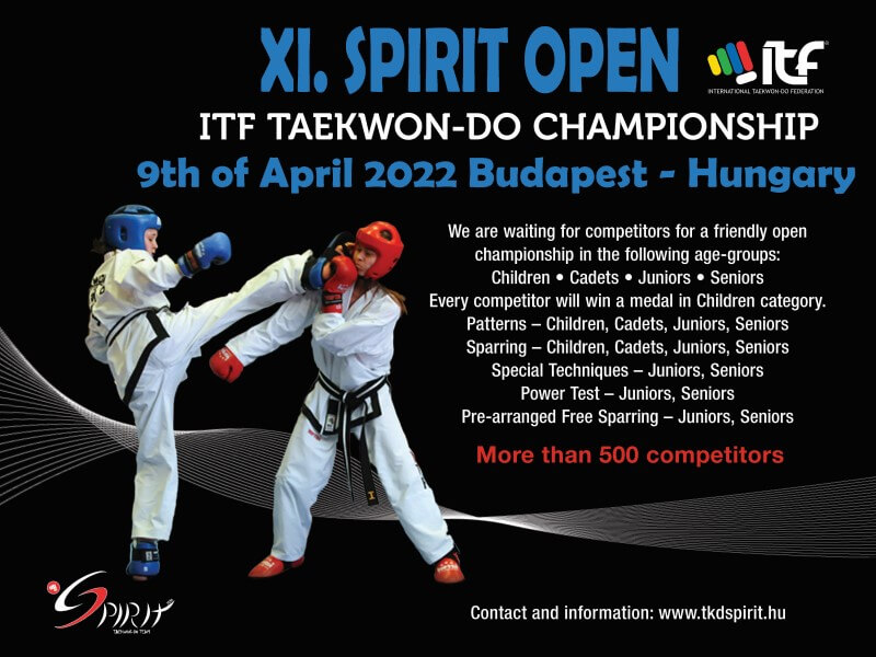 11th - SPIRIT OPEN – Open ITF Taekwon-Do Championship – 2022 thumbnail